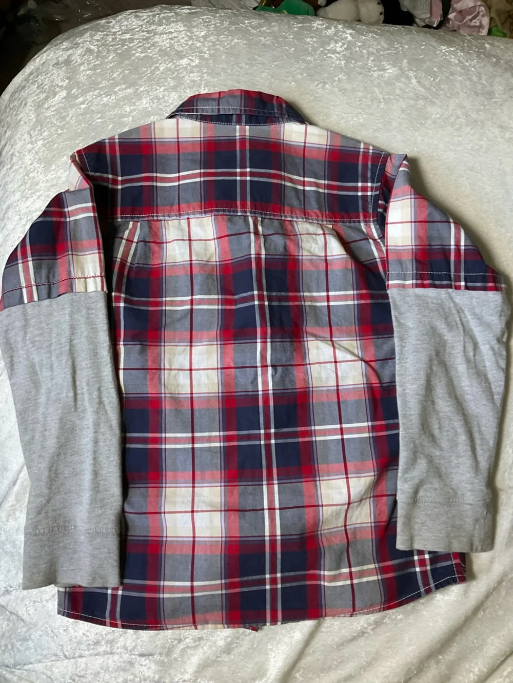 OshKosh Bgosh plaid button